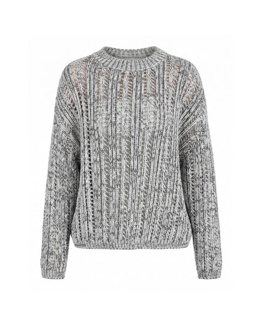 Lightweight open knit jumper